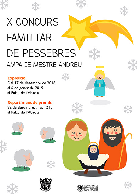 Cartell Pessebres AMPA 2018 agenda